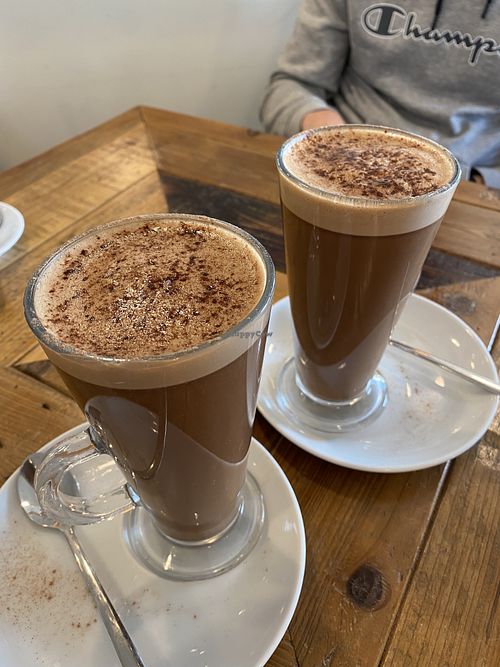 dark chocolate mocha with coconut milk (vegan) at Mocha in Richmond