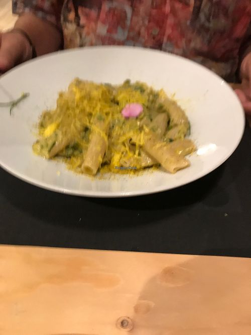 Rigatoni dish at Olivia Natural Bistrot in Siracusa