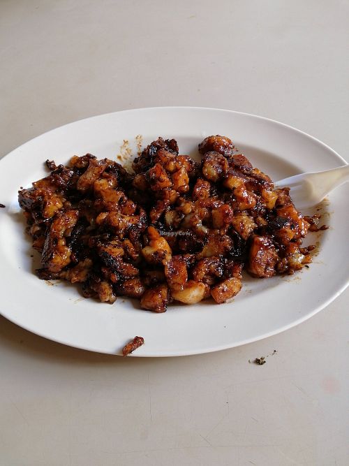 Fried carrot cake at Da Shun Vegetarian  in Northeast Singapore