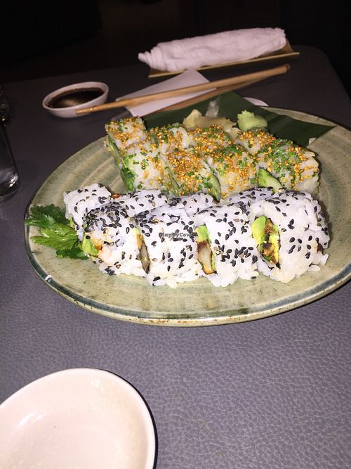 Green maki and Mamma Mia rolls at Sticks N Sushi in Rungsted