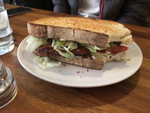 Vegan BLT at Grassroots Cafe in Glasgow