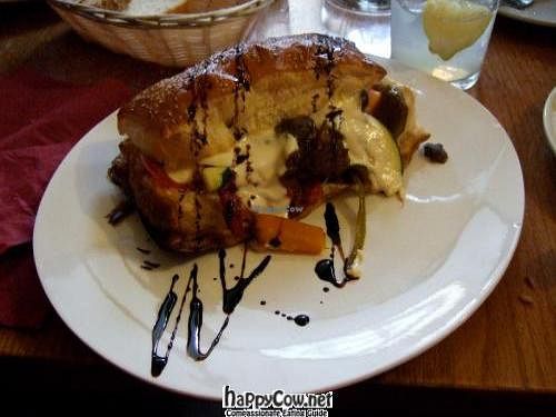 Sandwich melt at Garraxi Restaurante Vegetariano in San Sebastian