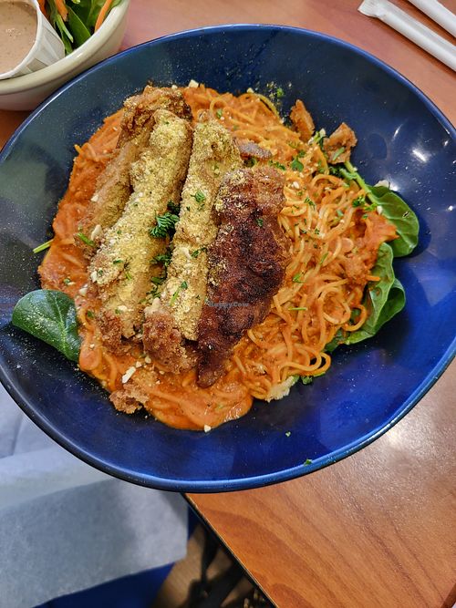 Chikn parmesan at Green Vegetarian Cuisine - Quarry Market in San Antonio