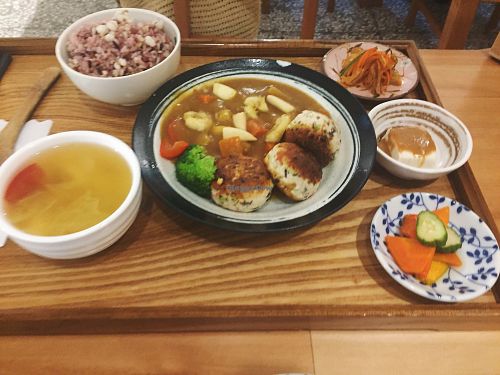 tofu balls with curry  at Original Vegan 原粹蔬食作 - Yuán Cuì Shū Shi Zuò in New Taipei City