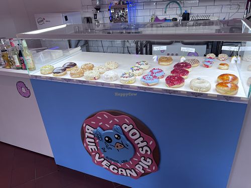 Great selection   at Blue Vegan Pig Shop in Prague