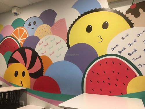 Cute decor at Scroll Ice Cream in Adelaide