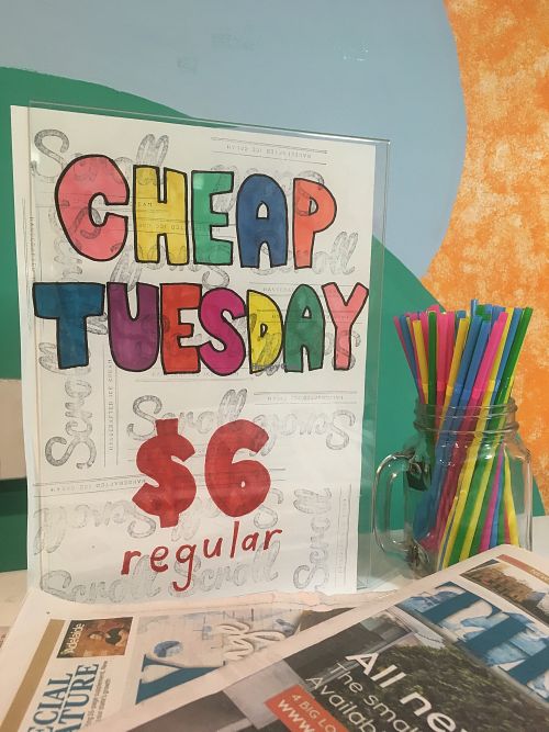 Cheap Tuesday! at Scroll Ice Cream in Adelaide
