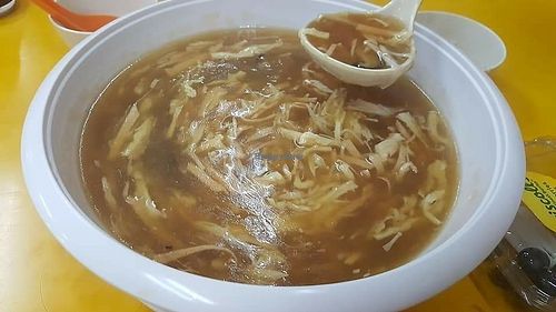 mock shark fin soup  at Heaven's Grace Vegetarian Point  - Bukit Batok in West Singapore