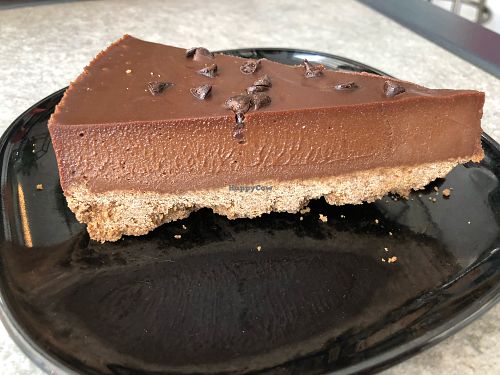 Chocolate cheesecake was delicious  at Elephant in the Room in Thessaloniki