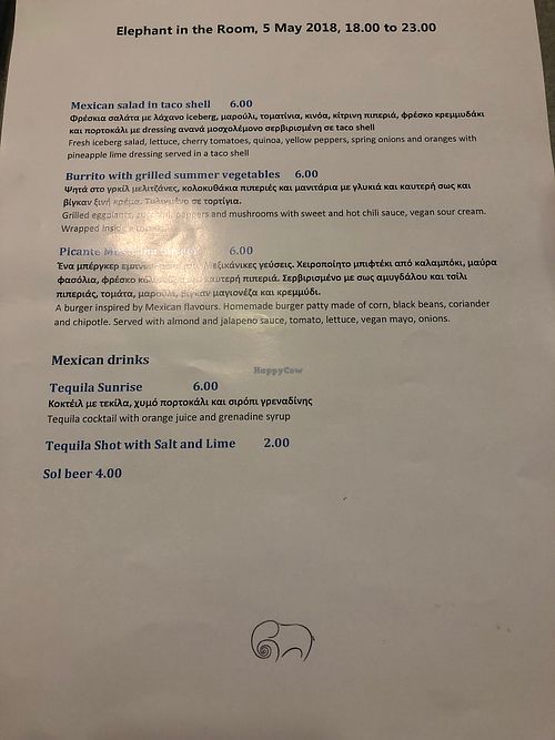 Mexican menu night  at Elephant in the Room in Thessaloniki