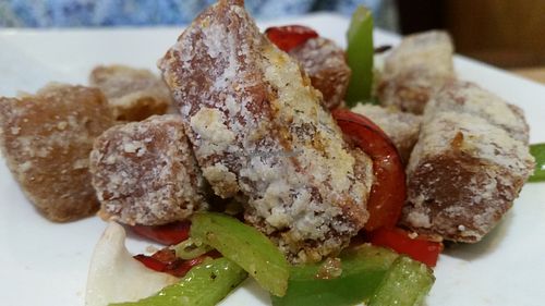 Salt and Pepper Veg Ribs
(made from konjac) at Ma Ma Wok in Charlotte