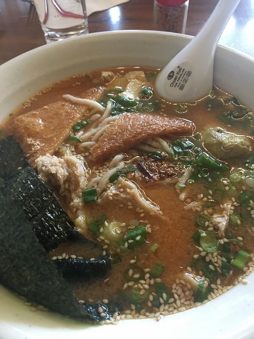 Vegan Ramen at Seasoned Fusion Tastes in Saskatoon