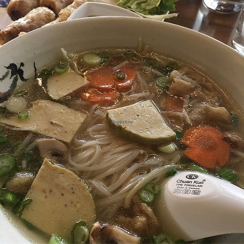 This vegan pho is amazing  at Seasoned Fusion Tastes in Saskatoon
