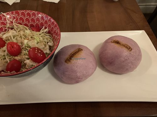Vegan bao  at Seasoned Fusion Tastes in Saskatoon