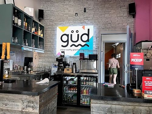 Restaurant Front at güd eats in Saskatoon