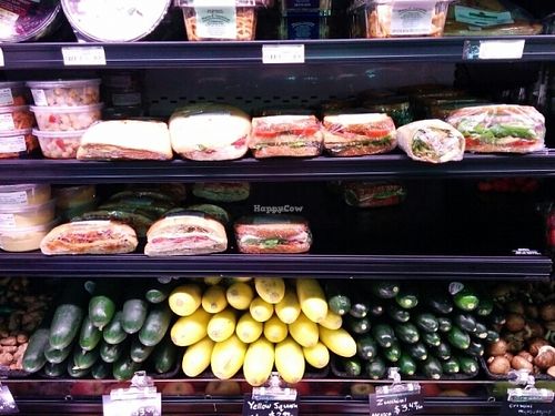 Produce & sandwiches, many vegan, locally prepared/sourced at Grassroots Natural Market in Jacksonville