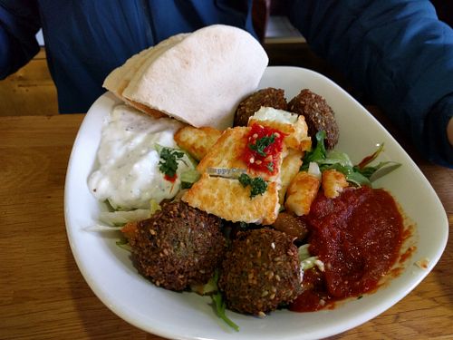 Vegetarian Halloumi at Fafa's - Kamppi in Helsinki