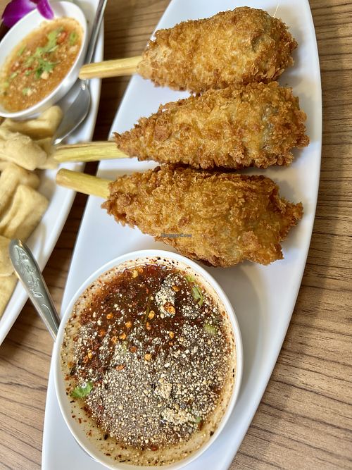 Lemongrass “chicken"  at Talalask in Bangkok