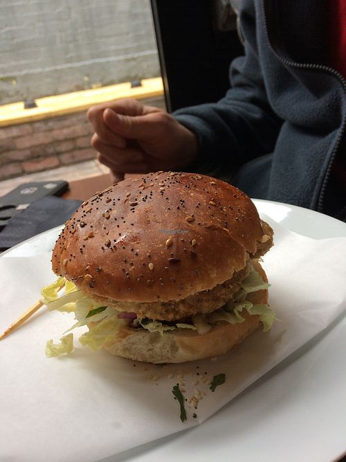 Korean burger  at The Firefly in Hereford