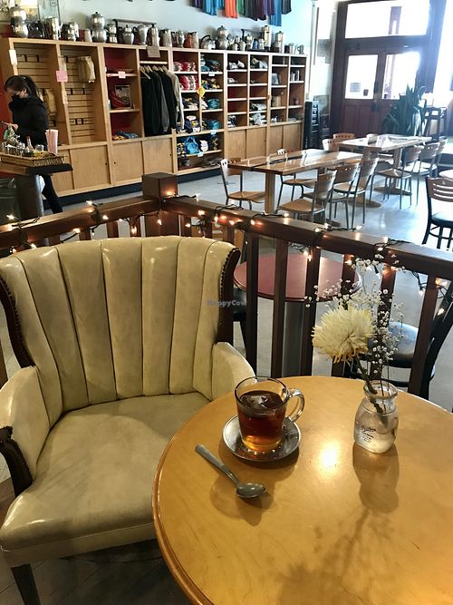 great tea selection!  at The Wild Bean in Lewisburg