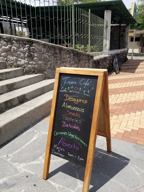Fresco Cafe at the waterfront of Puerto Baquerizo Moreno. at Fresco Cafe in San Cristobal