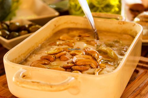 zucchini lasagna at Coara  in Kfar Katra