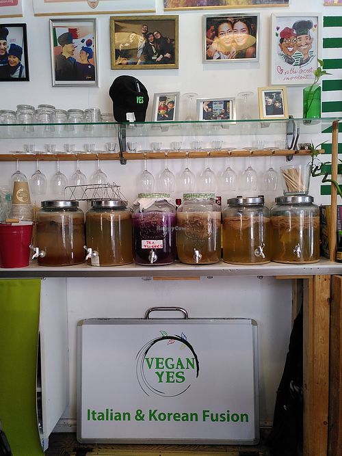 All theirs kombuchas! at Vegan Yes in East London