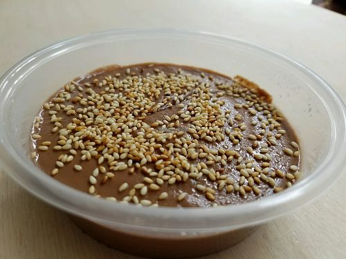 chocolate mousse at Vegan Yes in East London