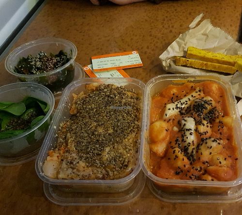Train picnic at Vegan Yes in East London