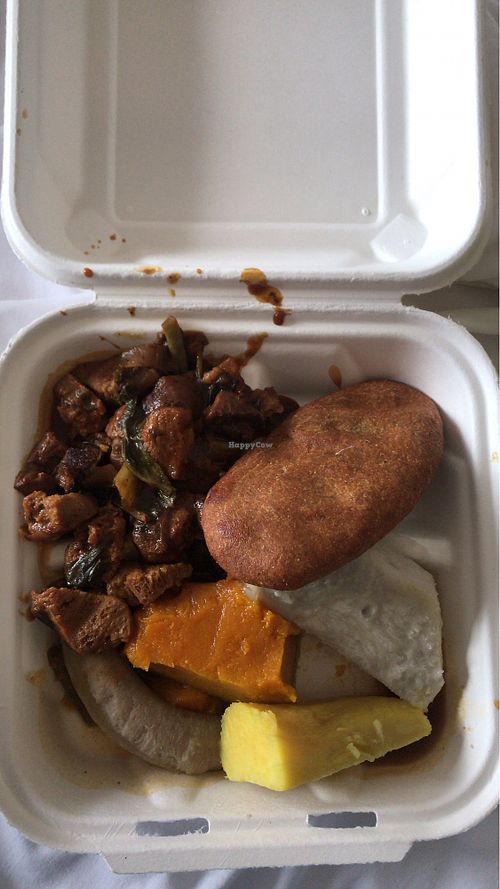 Vege chunks , ground provision Nd festival?  at Millennium Victory in Montego Bay