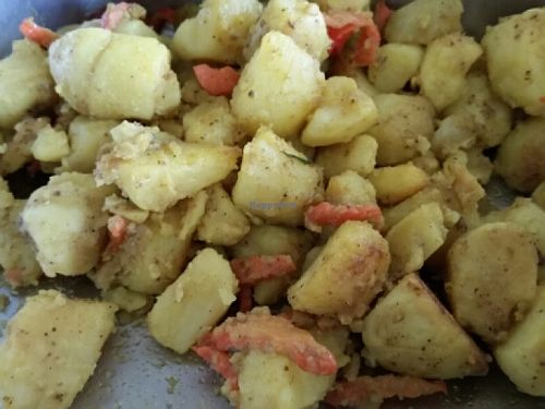 potato dish at Jey Im Boon in Chiang Mai