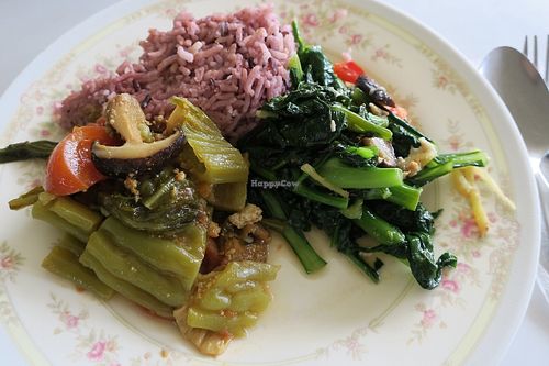 Pay by weght. This came to 25thb. at Jey Im Boon in Chiang Mai