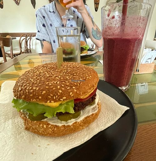 Veg burger  at Tecó in Mostar