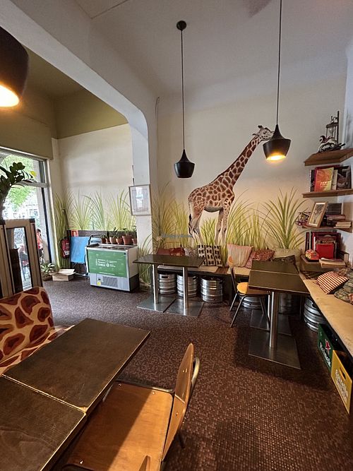 The café from inside   at Chelo Cafe in Barcelona