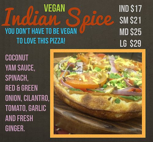 Indian Spice at Real Things Pizza in Naramata