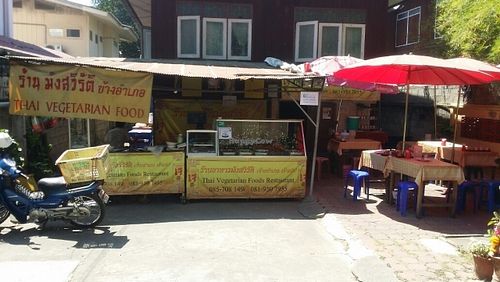 cafe at Thai Vegetarian Food in Chiang Mai
