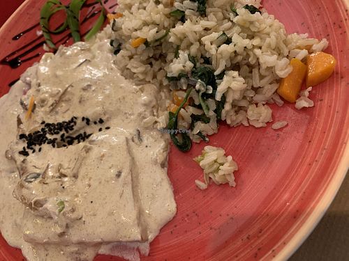 Reis mit Tofu at Raizes in Quarteira