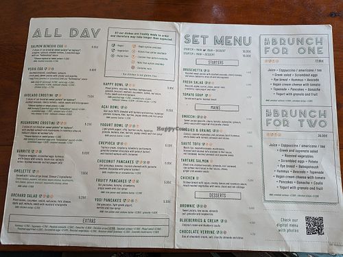 Menu at GiG - Green is Good in Ericeira