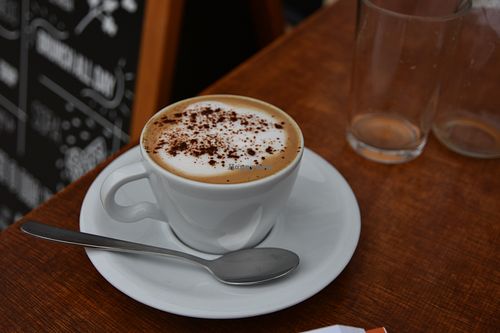 Cappuccino at GiG - Green is Good in Ericeira