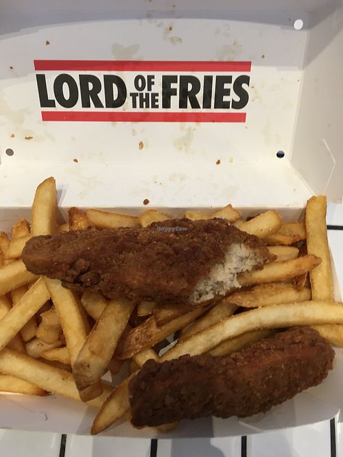 Fried Chick’n Munch Box at Lord of the Fries in Hawthorn
