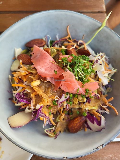 Traditional Danish salad at Atlas Bar in Copenhagen