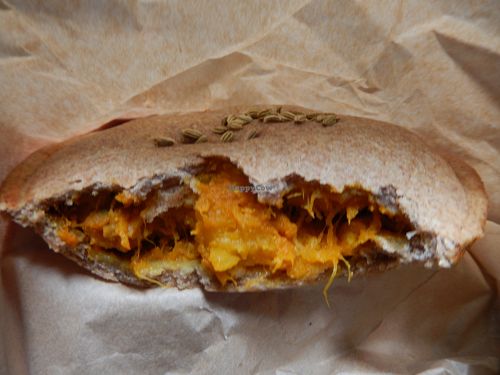 pumpkin-tofu pie at The Organic Food and Wine Deli in Melbourne