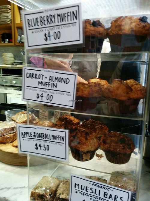 muffins at The Organic Food and Wine Deli in Melbourne