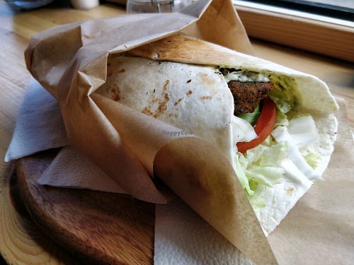 falafel wrap at Green Life Cafe in Kazan