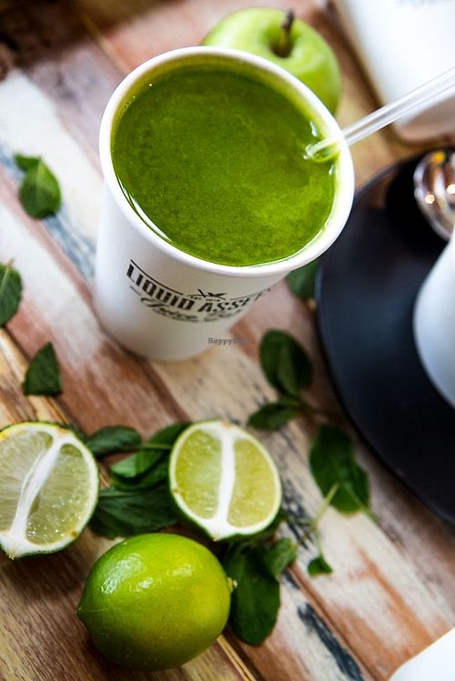 Green at Liquid Assets Juice Bar in Dunedin