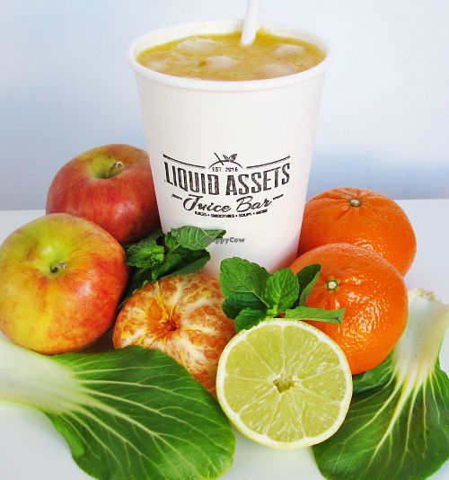 Juice at Liquid Assets Juice Bar in Dunedin