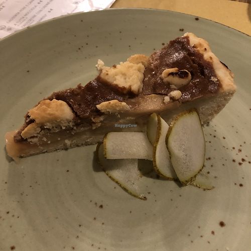 Crostata pear and salted caramel   at Soul Kitchen in Genoa