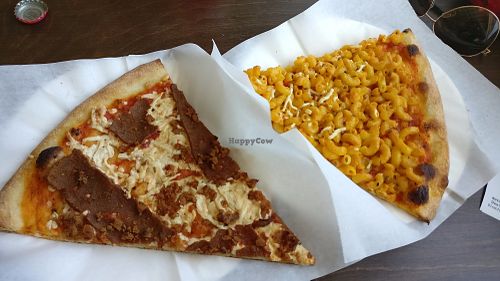 Seitan meets Jesus, and a Slice of Mac N Cheese! at Pizzanista in Long Beach