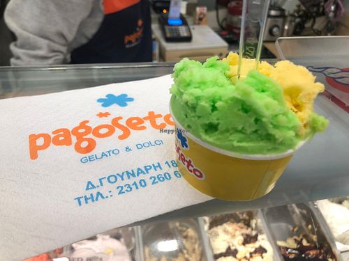 Sweet and sour and vanilla. at Pagoseto in Thessaloniki