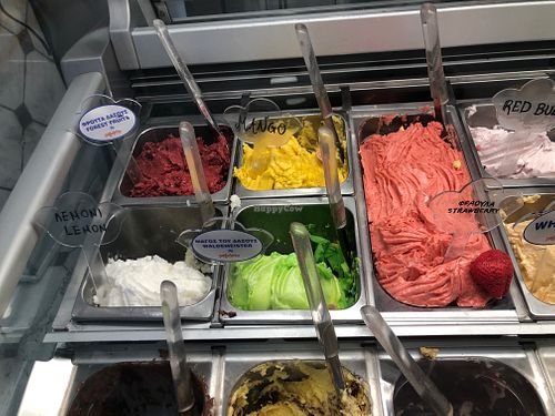 The vegan options at Pagoseto in Thessaloniki